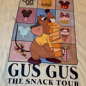 Gus Gus The Snack Tour Graphic Tee - Cream